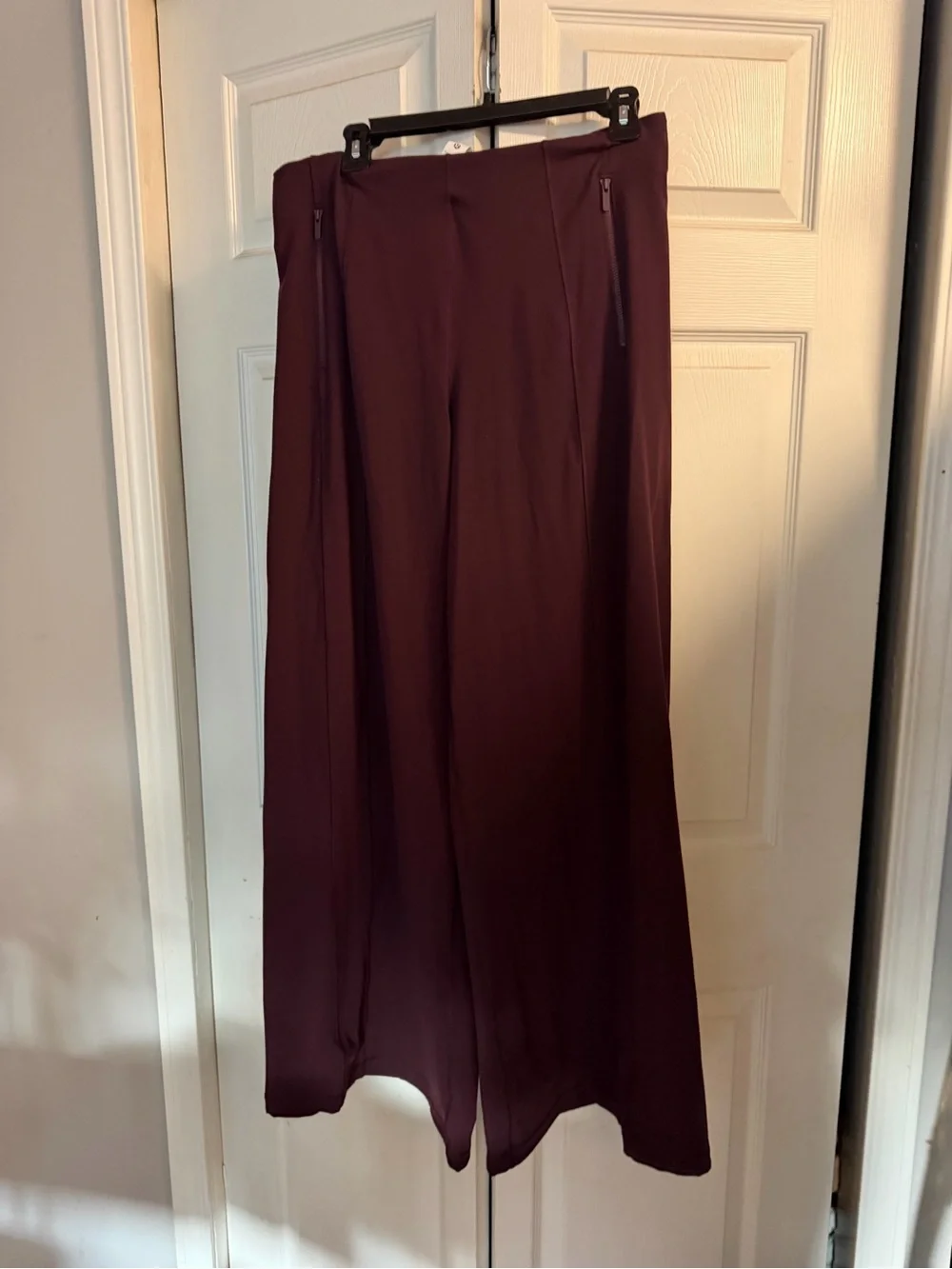 lululemon athletica High-Rise Wide-Leg Pants in Deep Plum large NWT